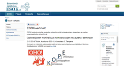 Desktop Screenshot of esok.fi