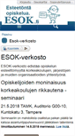 Mobile Screenshot of esok.fi