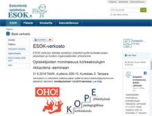 Tablet Screenshot of esok.fi